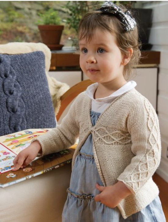 Baby Elegant Empire - Hemp Knitting Pattern - Childrens image 0